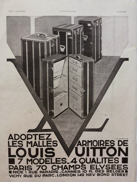 Louis Vuitton vintage advert